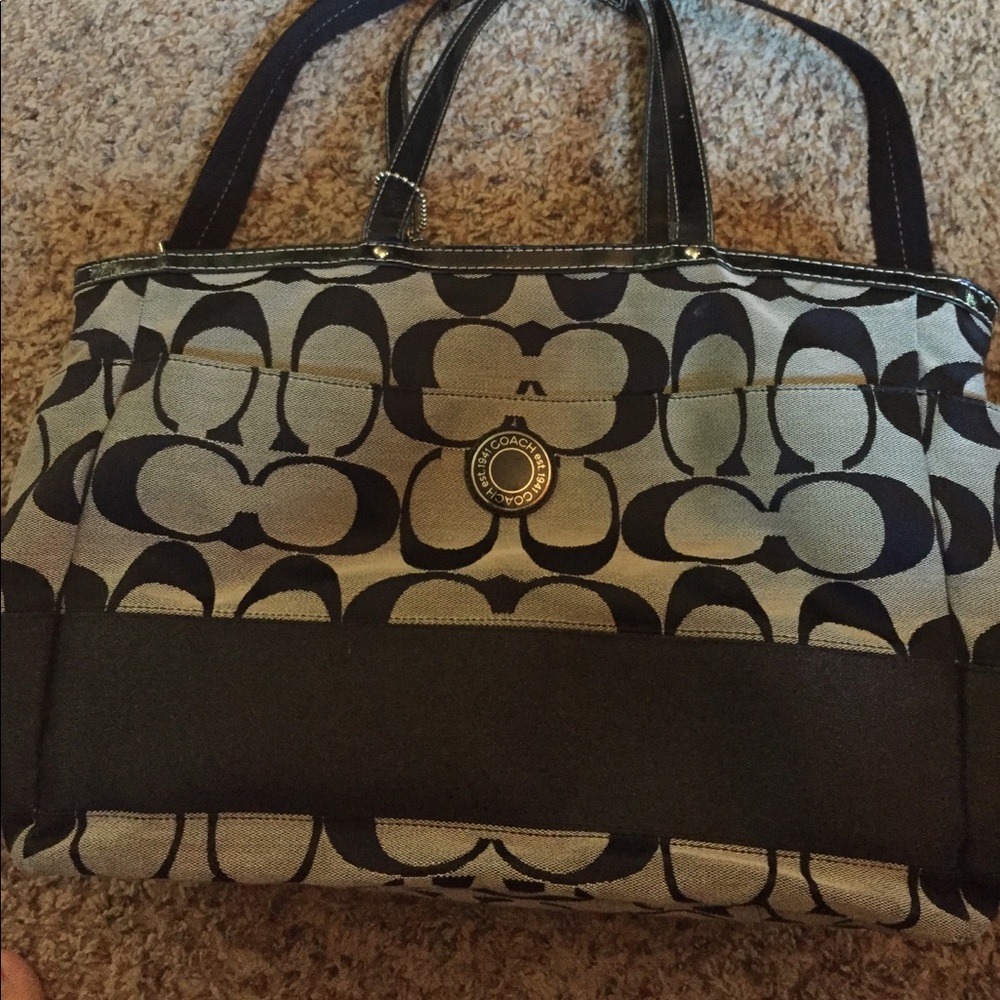 Coach diaper bag